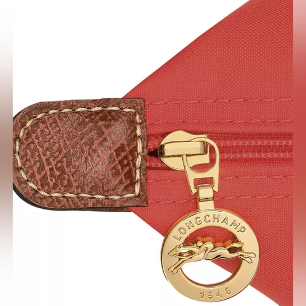 [Longchamp] Le Pliage Orig Med Nylon Tote | Tomato - Picture 4 of 9